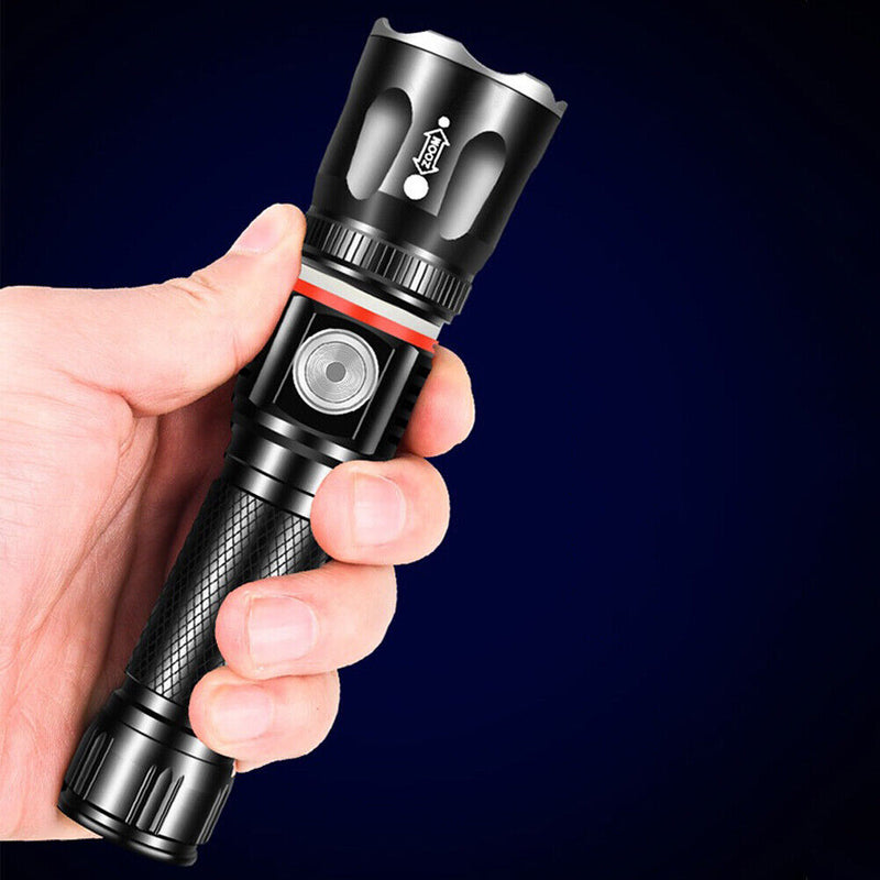 USB Rechargeable Flashlight 1000 Lumens Super Bright LED Torch for Camping