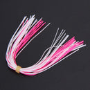 10 Bundles 50 Strands Silicone Skirts Fishing Skirt Rubber Jig Lure Mixed Color