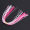 10 Bundles 50 Strands Silicone Skirts Fishing Skirt Rubber Jig Lure Mixed Color