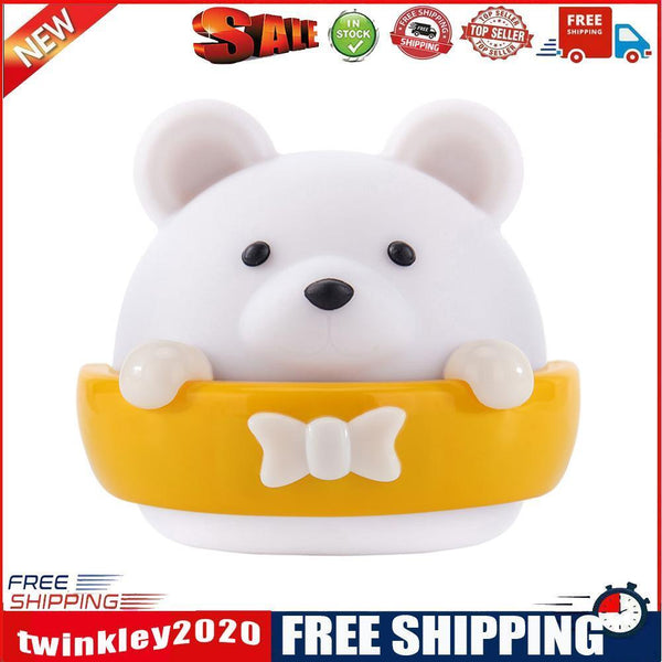 Bear Shape Hallway Wall Lamp Bedside Night Light with Remote Control (B)