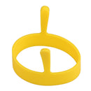 1pc Round Silicone Fried Egg Tool Pancake Mould Ring Poacher (Yellow)