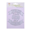 5pcs Believe World Cut The Stencil Scrapbook Album Paper Card Embossing