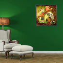 5D Diamond Painting Kit Mushroom House Full Round Drill DIY Craft Mosaic Picture