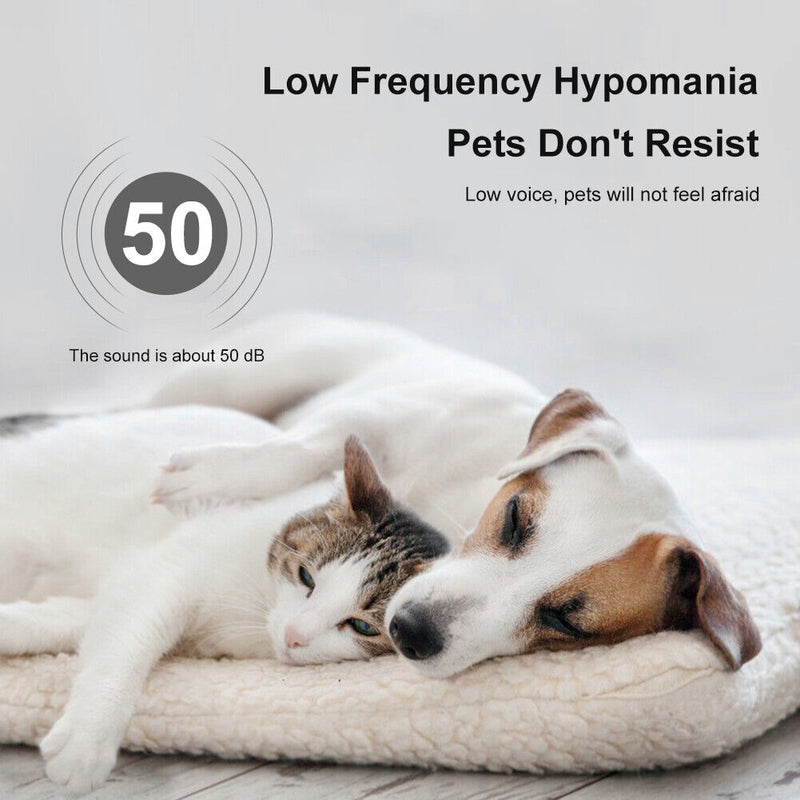 Dog Nail Grinders Pet Quiet Cat Paws Nail Cutter Trimmer with LED Light