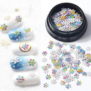 Colorful Snowflake Nail Sequins Christmas Manicure Decor Glitter Flakes