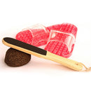 Double-sided Foot File Care Dead Skin Callus Remover Pedicure Tool Wood