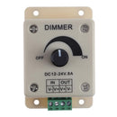 LED Dimmer Switch 12-24V 8A Adjustable Brightness Single Color Controller