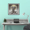 5D DIY Full Drill Diamond Painting Elephant Cross Stitch Craft Kit (wll817)