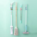 Non-slip Wall Hanging Storage Mop Hook Bathroom Suction Holder Bracket (A)