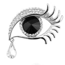 Pendant Imitation Rhinestone Pins Blue Eye Brooch Badge Angel's Tears Pin Clip
