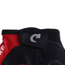 Fashion Cycling Bicycle Motorcycle Sport Gel Half Finger Gloves Red Size M Newly