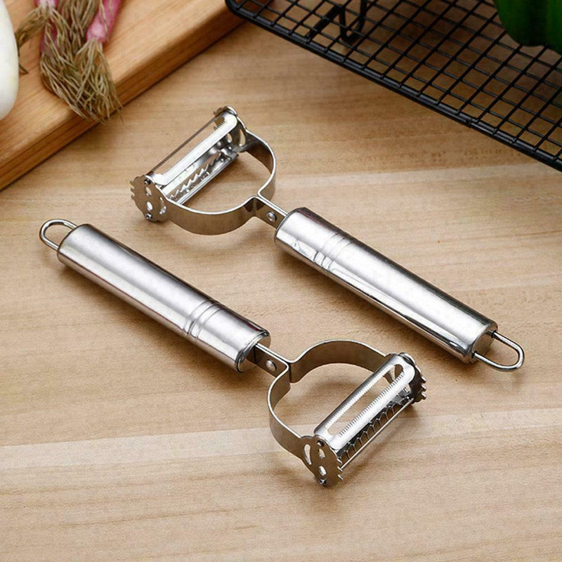 Steel Potato Peeler Vegetable Carrot Fruit Slicer Cutter French J8B0 K3V5