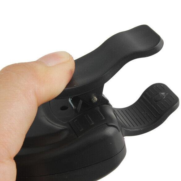 Electronic Fish Bite Finder Alarm LED Light Bell Clip On Fishing Rod Black Newly