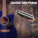 V Magnet Lipstick Tube Pickup Guitar Single Coil for ST Guitar (Chrome)