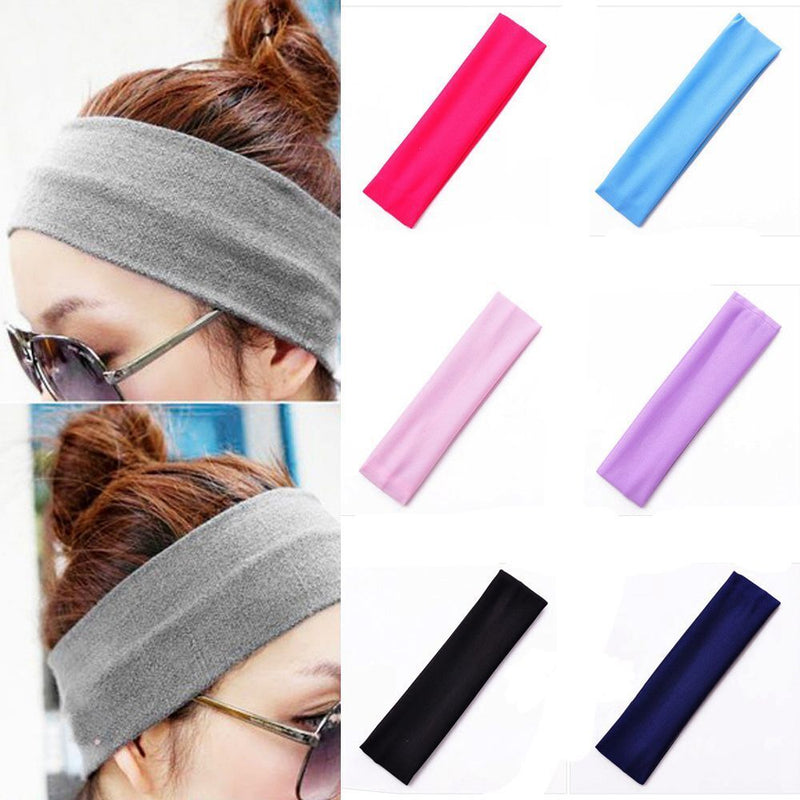 Yoga Hair Bands Sweat Band Hairband Stretch Ribbon Headwear Elastic Headbands