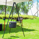 Verstellbarer Grill Camping Stativ Kochen Lagerfeuer BBQ Rucksack Kochgeschirr