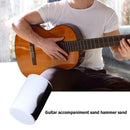 Guitar Ukulele Sand Shaker Rhythm Finger Ring Maraca Accessories (White) Newly