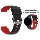 Watchband for Garmin Forerunner 220/230/235/620/630/735xt (Black Red) Newly