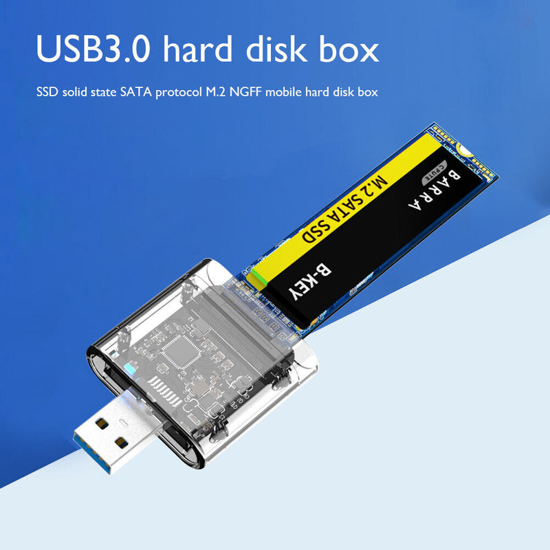 M2 SSD Case SATA Chassis Gen 1 USB 3.0 Adapter Disk Box for SATA M.2 SSD NGFF