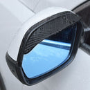Rear View Mirror Carbon Fiber Weather Visor Rearview Mirror Rain Eyebrow