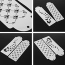 2pcs/Lot Plastic Butterfly Cake Stencil Kitchen Helper Cake Decor
