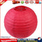 4 inch Round Chinese Paper Lantern DIY Paper Ball Lamp Party Decor (Red) Newly