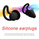 Silicone Ear Plugs Sound Insulation Anti Noise Sleeping Earplugs (Black) Newly