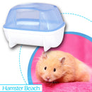 Hamster Cage Bathroom Bathtub Toilet Plastic Small Pet Sauna Bath Basin Newly