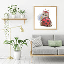 5D DIY Part Special Shaped Drill Diamond Painting Cat Art Decor (YX287) Newly