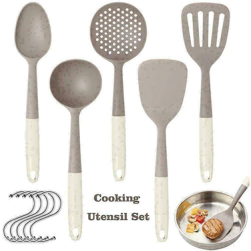 Kitchen Utensils Spatula Tools Silicone Wood Handle Spatulas Cooking E0S8 J6O7