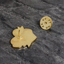 Decor Kids Girl Gift Pink Heart Ribbon Denim Jackets Badge  Brooches Enamel Pin