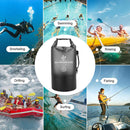 PVC Waterproof Dry Bag Swimming Kayaking Boating Drift Storage (Black 5L)