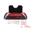Dual Slot HDD Docking SATA IDE USB2.0 to 2.5 3.5 inch SSD Enclosure (EU)