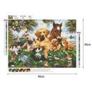 5D DIY Full Drill Diamond Painting Animals Cross Stitch Mosaic Kit (05) Newly