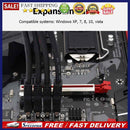 1 to 4 Graphics Card Expansion Card M.2 MKEY Expansion Board for Windows XP 10