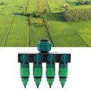 Garden Drip Irrigation 4 Way 4/7 8/11 Hose Pipe Splitter (Thread Connector)