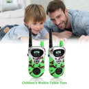 Kid Handheld Walkie Talkie Outdoor Radio Transceiver Interphone (Green) Newly