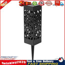 LED Solar Waterproof Hollow Lamp Lawn Stakes Sensor Garden Light (White) Newly