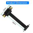 PCI-E 1X Slot Extension Riser Card Desktop PCI-Express 36Pin Ribbon Flex Cable