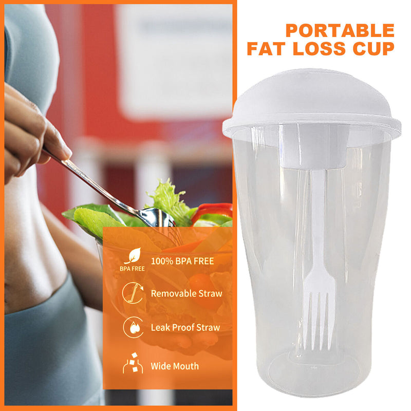 Low-cal Food Salad Container Portable Salad Meals Leakproof Bottles with Cover