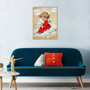 Writing Angel Girl Full Round Diamond Painting DIY Mosaic Picture Decorative Kit