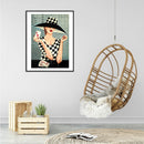 Diamond Painting Modern Women Full Round Drill Picture of Rhinestone DIY Draw