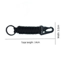 Keychain Rope Hand-woven Survival Material Olecranon Buckle Camping Survival Kit