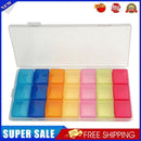 Box Case Organizer Week Storage Holder Case For Medicine Drug Pill Case