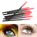 50pcs Non-toxic Light Eyebrow Eyelash Brushes Lash Wands for Eyelash Extensio
