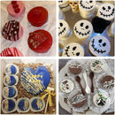 Silicone 6-Cavity Baking Mold Round Shape Chocolate Muffin Mousse Cake DIY Mould