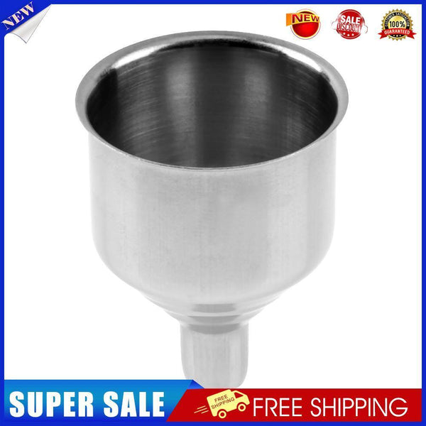 Stainless Steel Funnel Oil Water Hopper Filter Kitchen Cooking Tools(S)