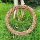 35cm Rattan Ring Artificial Flowers Dried Plants Garland DIY Floral Wreath Newly
