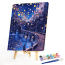 40x50cmNight Scenery Oil Paint By Numbers Picture DIY Painting SXD202106004