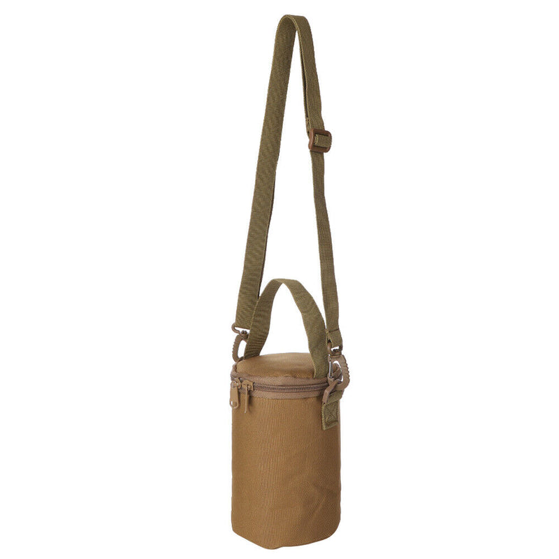 Outdoor Gas Canister Lamp Storage Bag Portable Water Bottle Cover (Camel S)